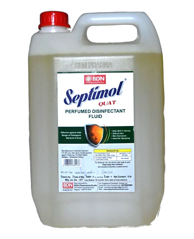 Septimol Quat five litre institutional can